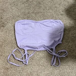 SHEIN Lavender Crop Top